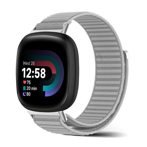 [SeGinn] Fitbit Versa 4 / Versa 3 / Sense 2 / Sense �����o���h �x���N���f�U�C�� �i�C������ �t�B�b�g�r�b�g ���@�[�T 4 �����x���g �_�炩�� ���ɂ₳���� �_�炩�����K �}�W�b�N�e�[�v �y�� fitb
