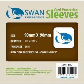 Swan Card Sleeves (90x90mm)