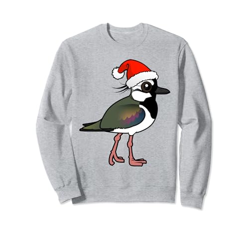 Cute Cartoon Birdorable Northern Lapwing Santa Christmas Sweatshirt