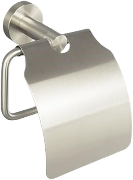 Brushed Nickel 304 Stainless Steel Wall-Mounted Towel Rack Paper Towel Hook Bathrobe Hook Bathroom Hardware,Paper Holder