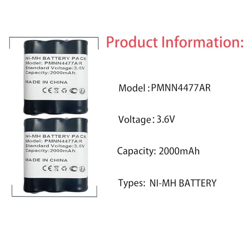 Batterie compatible PMNN4551A pour radio de secours PMR446 - 4