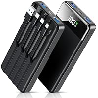 Amazon | Ciunedr【4つのケーブル内蔵・56800mAh大容量】モバイル