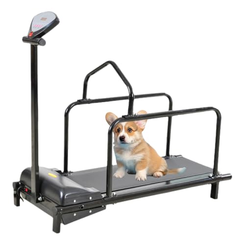 Cinta Correr Eléctrica Mascotas, MáQuina Correr Mascotas, Cinta Correr Perros Pequeños, Interruptor De Seguridad, Hasta 80 KG, Para Ejercicio Y Una Vida Saludable Y En Forma De Mascotas ,Black