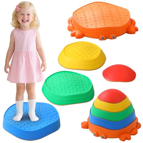Pierres d'équilibre idée cadeau d'anniversaire motricité filles et garçons
