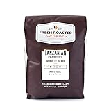 Fresh Roasted Coffee, Tanzanian Peaberry, Light Roast, Kosher, Whole Bean, 5 Pound