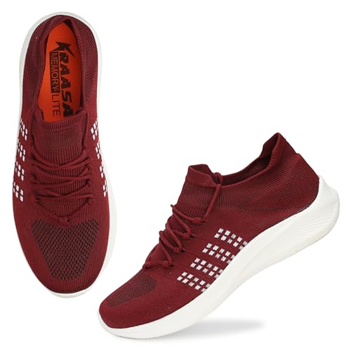 Image of Kraasa Women 4195 Casual Shoes | Sneakers for Daily Use and Casual Outfits | Fashion Footwear | Soft Cushioned Insole