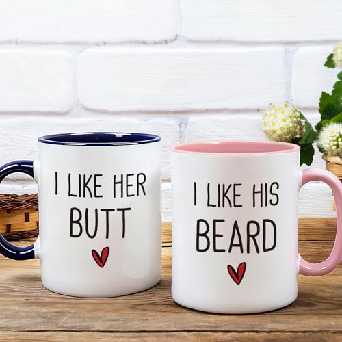 Set de Tazas Coffee Mug para Parejas Diseño Divertido miniatura 2