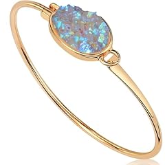 Gold - Light Blue Stone
