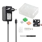 - El paquete incluye: 1 x caja; 1 x 5v3a cargador; 3 x disipadores; 4 x tornillos y un destornillado
