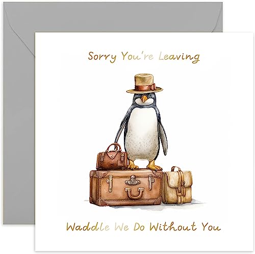 Old English Co. Carte De Départ Amusante Pour Lui Et Elle