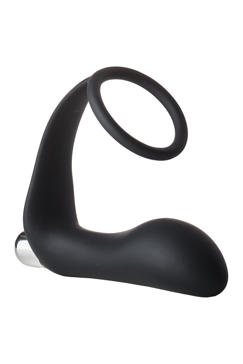 Dream Toys Fantasstic Vibrating Anal Plug with Cockring Black 12 cm