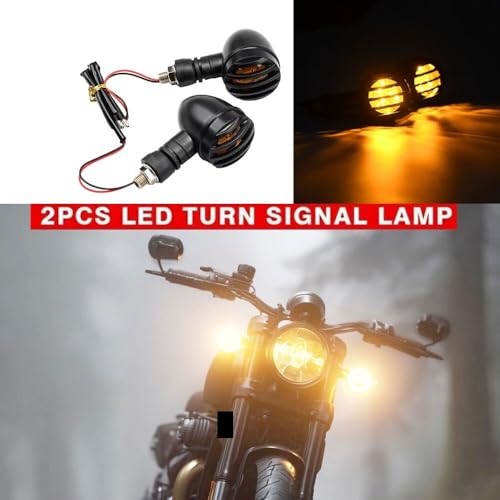 Luz trasera de moto con intermitentes ámbar 12V para solucionar fallos de luz 2
