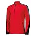 adidas Golf Men's Gore - Tex 2-Layer 1/2 Zip Jacket, Bold Red/Black/Onyx, Medium