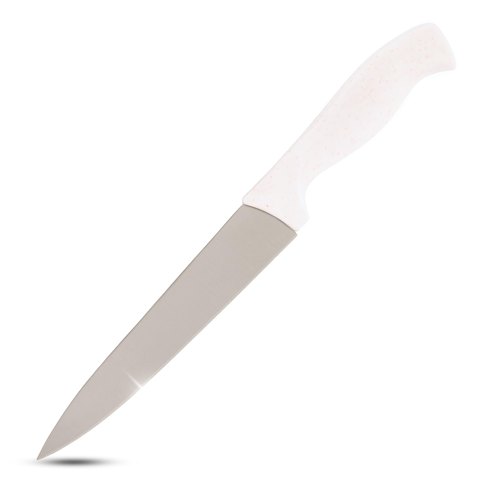 Beille Stainless Steel and Wheat Fiber Handle Utility Knife Kitchen Essentials 9 25 Inches