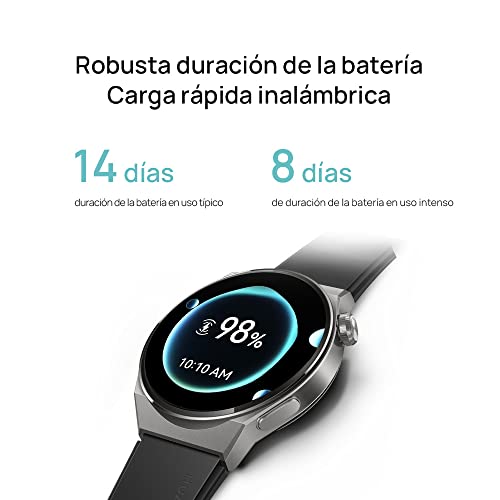 SmartWatch, HUAWEI WATCH GT3 pro, 46mm, Preto, Tela AMOLED, Bateria c/ 14 dias de duração, Monitor C