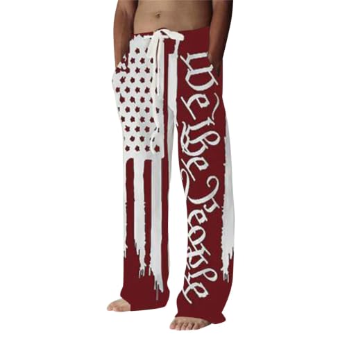 Pantalon en lin homme coupe ajustée léger contre la chaleur estivale
