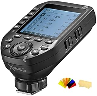 Godox XProII-C TTL Wireless Flash Trigger Transmitter Compatible for Canon Cameras,2.4G 1/8000s HSS,Bluetooth Connection,New Hotshoe Locking,16 Groups and 32 Channels