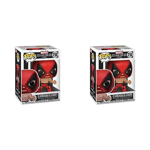 Funko Pop Marvel: Luchadores - Deadpool, Multicolor, Standard (Pack Of 2)