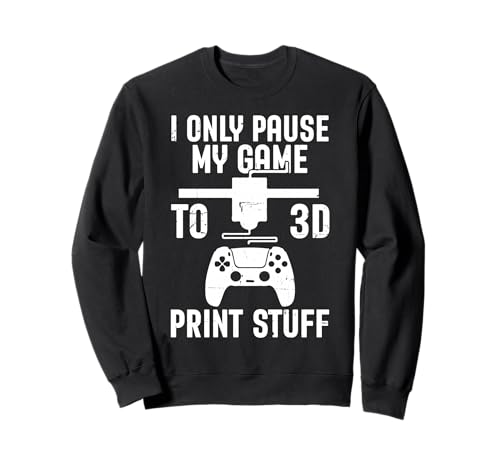 I Only Pause My Game Funny Pla �t�B�������g 3D�v�����g���D�� �g���[�i�[