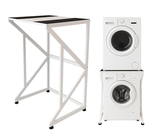Kit de Apilamiento para Lavadora y Secadora Kit Union Soporte para Lavadora Secadora Universal Superposición Torre Pedestales y marcos
