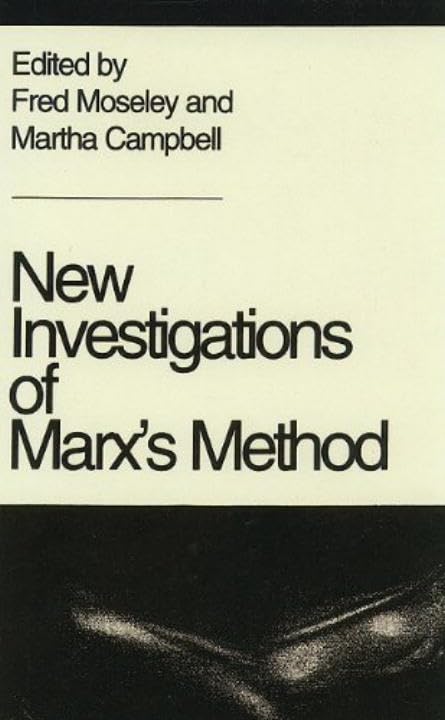 Buy New Investigations of Marx's Method — BookShops.in