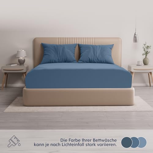 Dreamzie - Topper Spannbettlaken - 90x200cm / 100x200cm - 100% Baumwolle – Ansicht 5