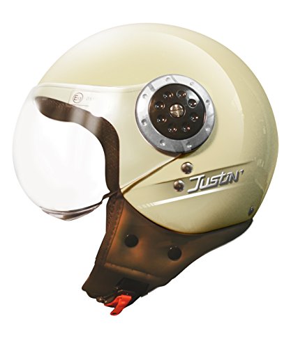 TORX casco Moto Justin, Cream, talla XS Cover