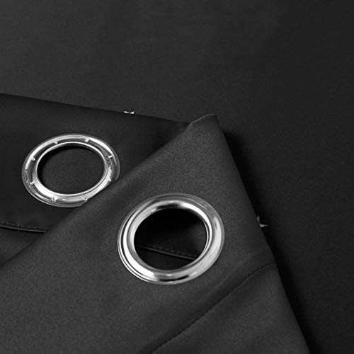 Anjee Navy Blue Sheer Curtains Rods Pocket Voile Fabric Drapes 2 Panels Window Treatments For Living Room Kitchen Bedroom 52 X 84 Inch, Set Of 2 #TOP6