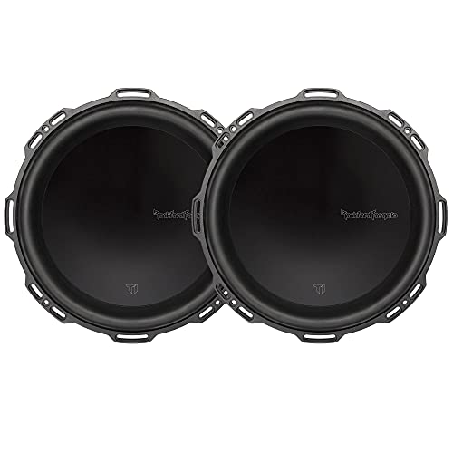 Image of Rockford Fosgate 2 T1D412 Power Series T1 12" Dual 4-Ohm Subwoofers
