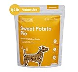 Pupums Sweet Potato Dog Treats Organic Grain Free Non-GMO Highly Digestible Dog Biscuits Made in USA (8oz)