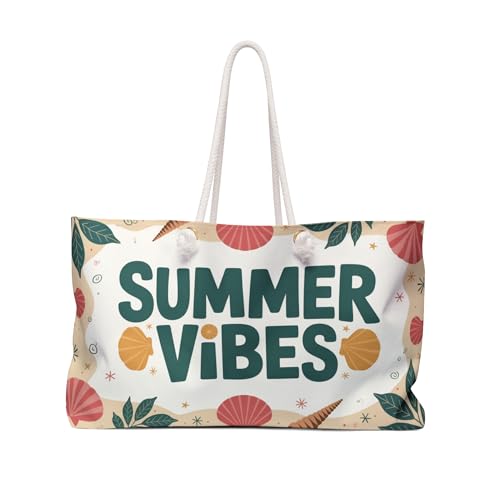 Summer Vibes Weekender Bag - Perfect for Beach Getaways and Travel
