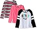 Limited Too Girls' 3 Pack Long Sleeve T-Shirt Set