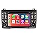 RoverOne Car Multimedia Player for Mercedes Benz SLK Class R171 SLK200 SLK280 SLK300 2000-2011 with CarPlay Android Auto Stereo Autoradio GPS Navigation Touch Screen Bluetooth WiFi, RO-H5576