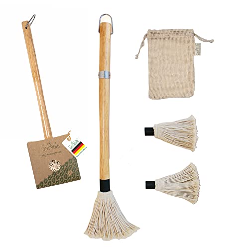 Susable Lot de 2 têtes de rechange supplémentaires pour barbecue, grillades et grillades Cover