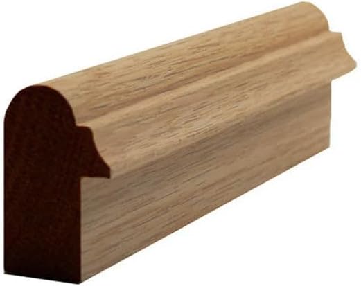 EWCB13 Casing Back Band Trim Moulding, 13/16 x 1-3/8, Red Oak, 94