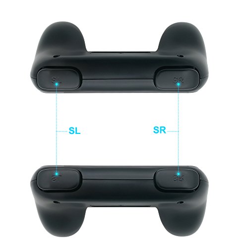 Hand Grips For Switch And Switch Oled Joycons, Fyoung Hand Grips Controllers For Switch Joy Con And Switch Oled Model 2021（4 Pack） (Black-Blue-Red) #TOP5