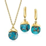 Ross-Simons Turquoise Jewelry Set: Drop...