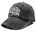 All I Need is Coffee and My Dogs Hat, Dog Dad & Mom Baseball Cap, Coffee Life Adjustable Embroidered Distressed Denim (Embroidered Black, One Size)