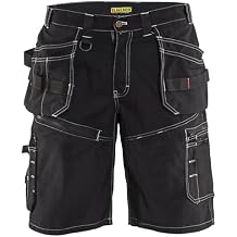 Blaklader Mens Craftsmen X1600 Cotton Durable Work Shorts with Cordura Reinforced Pockets