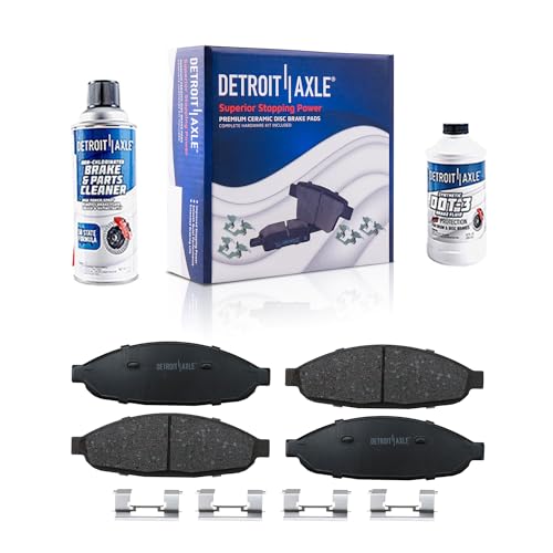 Image of Detroit Axle - Front Brake Pads for 2004-2008 Chrysler Pacifica Ceramic