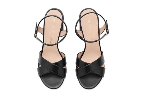 Stuart Weitzman Alyssa Block 85 escarpins talon bloc 8cm confortables en cuir pour femme