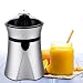 VERLOCO Presse-Agrumes Electrique, avec 2 cônes Interchangeables et Système D'égouttement, 200W Acier Inoxydable Presse Agrumes, pour jus d'orange Pamplemousse Citron(Noir)