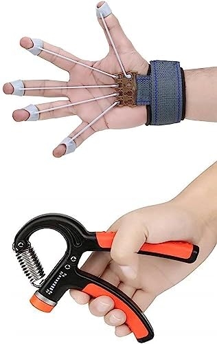 OUTDAZZLE Combo of - Hand Grip | Finger Exerciser | Finger Extension | Hand Gripper | Finger Gripper | Finger Strengthener for Men and Women (B0CG9L56LC) Amazon Price History, Amazon Price Tracker