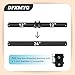 DPXMYG Black Ceiling Fan Downrod Coupler with Open-Slot Design,1.26
