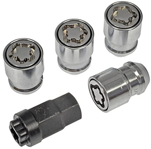 Image of Dorman 611-122FK Wheel Nut Kit 1 /2-20 Dometop - 3 /4 in. Hex, 1-5 /16 in. Length with Lock Compatible with Select Models (OE FIX)