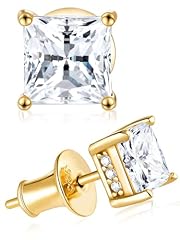 Princess Cut - Yellow Gold