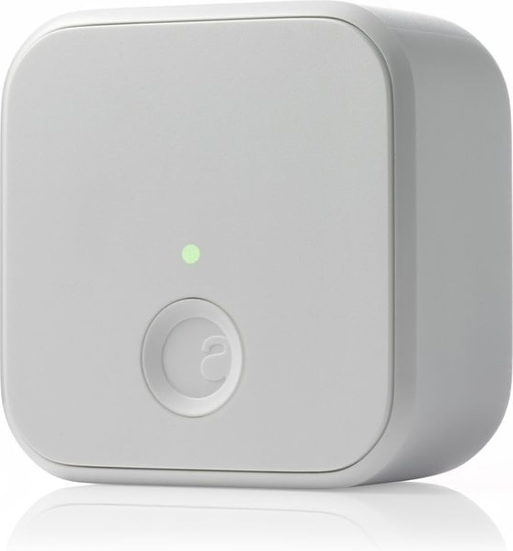 Connect Wi-Fi Bridge, Remote Access, Alexa Integration for Your August Smart Lock, white, 1.5 x 2.4 x 2.4"