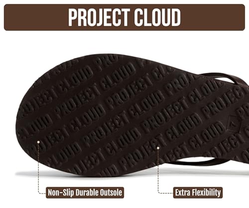 Image of Project Cloud Platform Sandals Women - Memory Foam Insole Flip Flops and Lightweight Womens Sandals - Non-Slip Summer Thong Sandals for Women 2026 (ELEVATION)