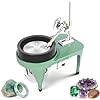 2800RPM Gem Faceting Machine, 180W Jewelry Polisher with Mechanical Manipulator & 6" Disc, Gemstone Flat Grinder Jewelry Lapidary for Gemstone Jade Crystal Lapidary Grinding Polishing