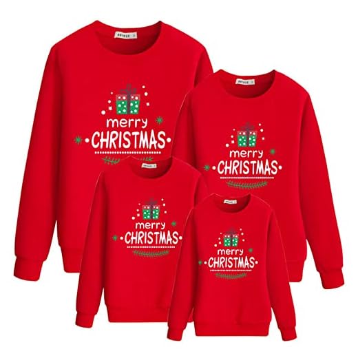 TMOYJPX Jersey Navideño Familia a Juego Pareja Mujer Hombre Niña Niño Bebe Camisetas Jersey Navidad Familiars Barato Sudaderas Navidad Familia Navideños